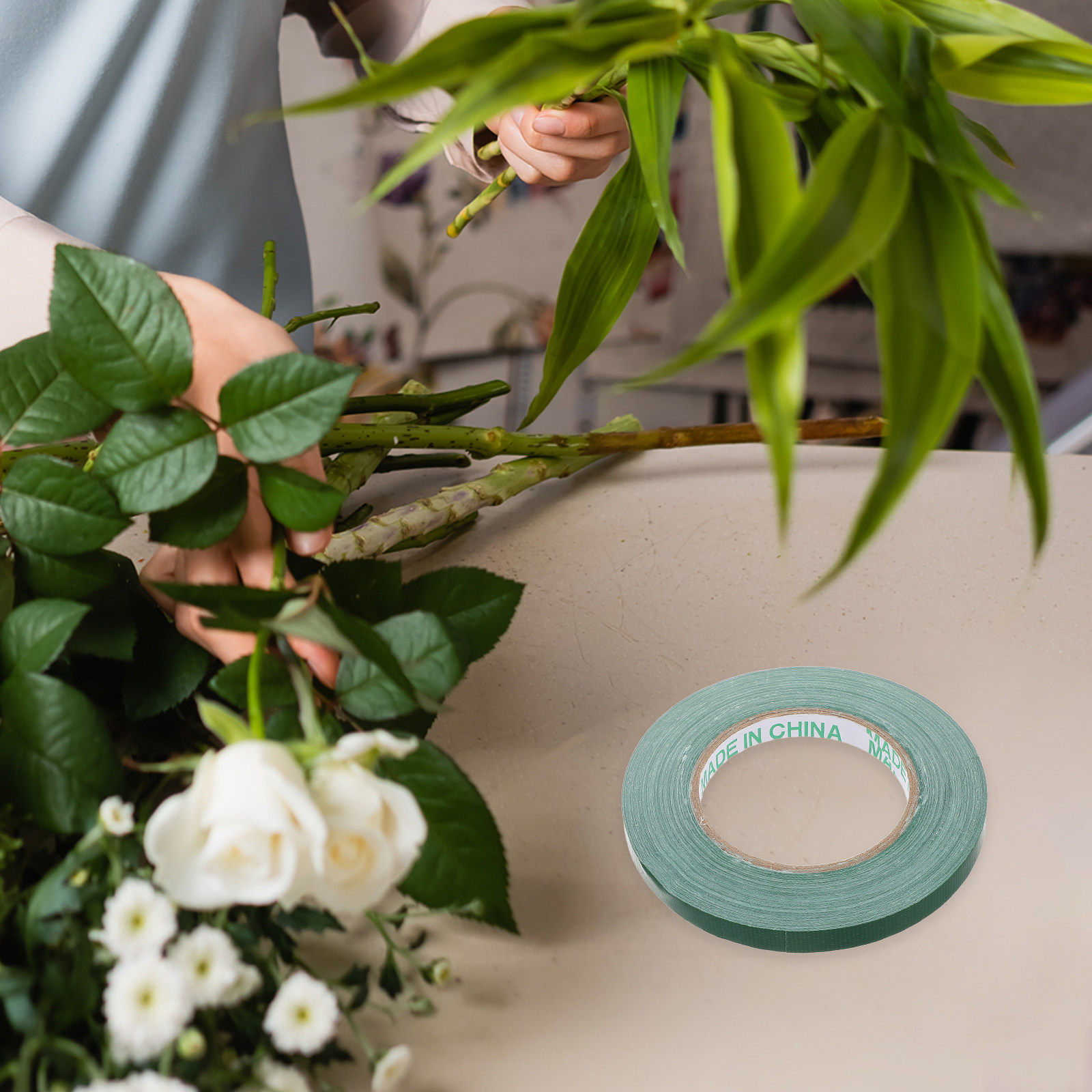 Floral Tape Green - Light Green Floral Tape 1 Roll