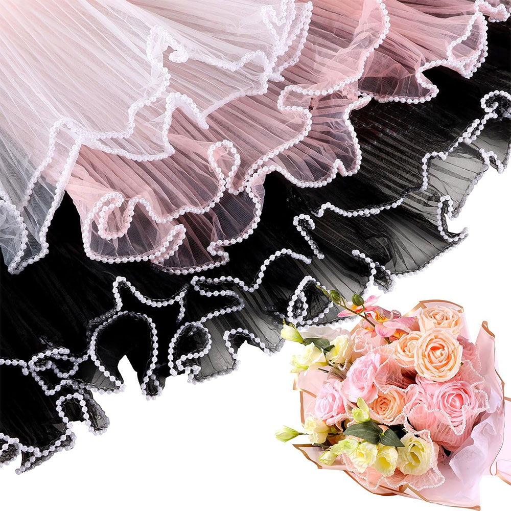 The Florist Supply - 28cmX3.8Yds Flower Wrapping Paper Pearl Wave