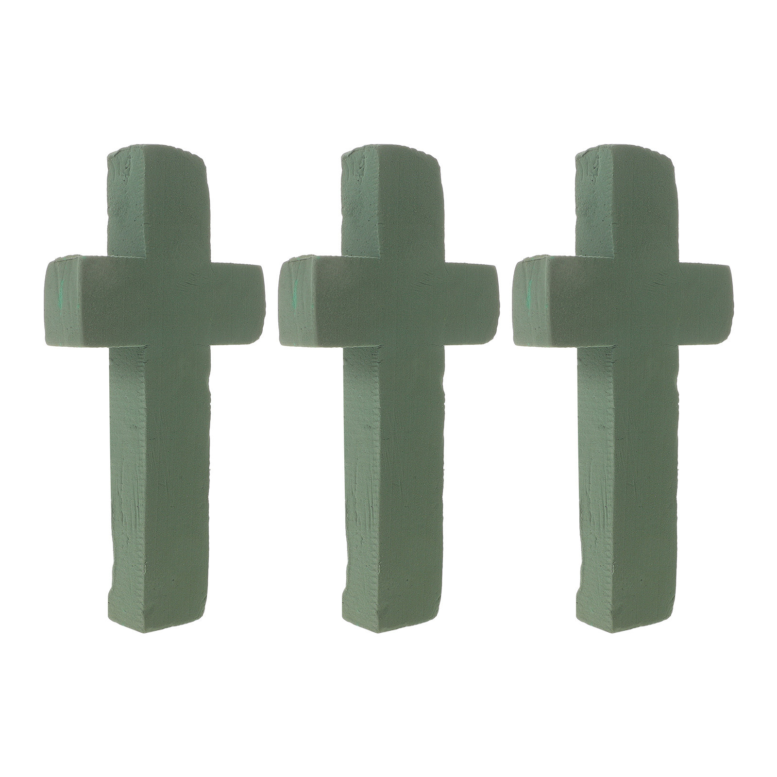 The Florist Supply - 3Pcs Cross Floral Foam Cemetery Insert