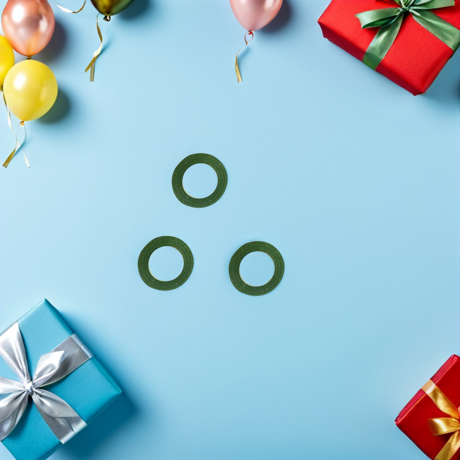 3 Rolls Wreath Tape Flower Flo - Floral Tape Green ulasan dan harga