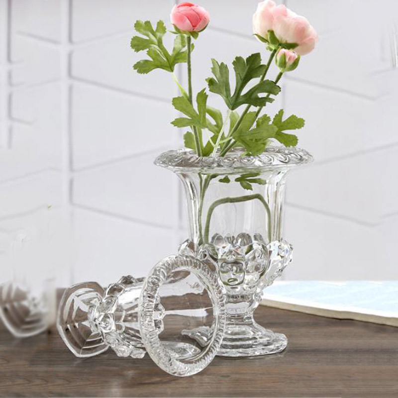 Clear Glass Flower Vase Stem P - Supply For Florist ulasan dan harga