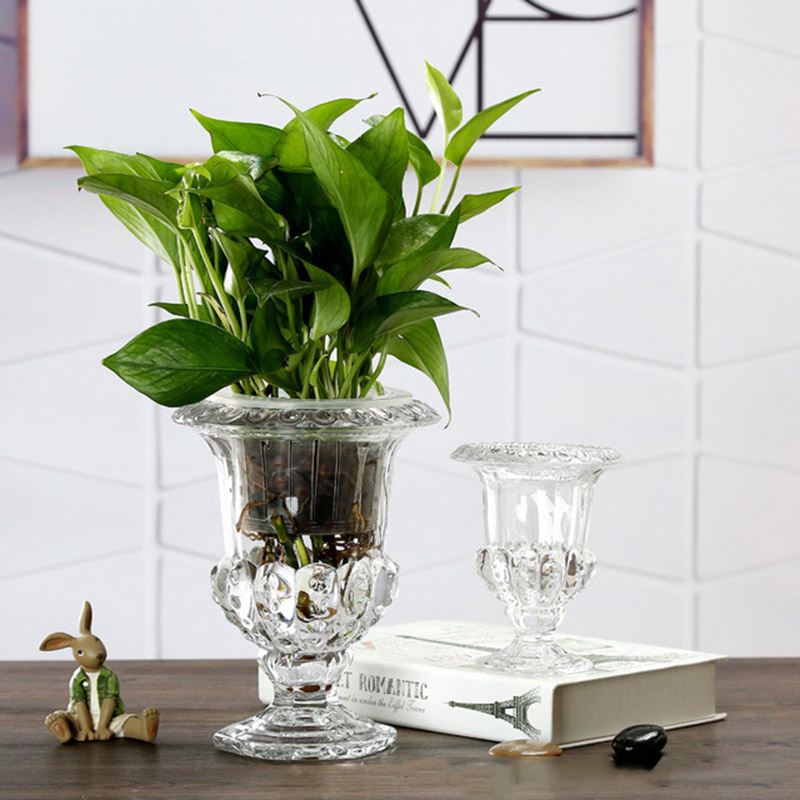 Clear Glass Flower Vase Stem P - Supply For Florist ulasan dan harga