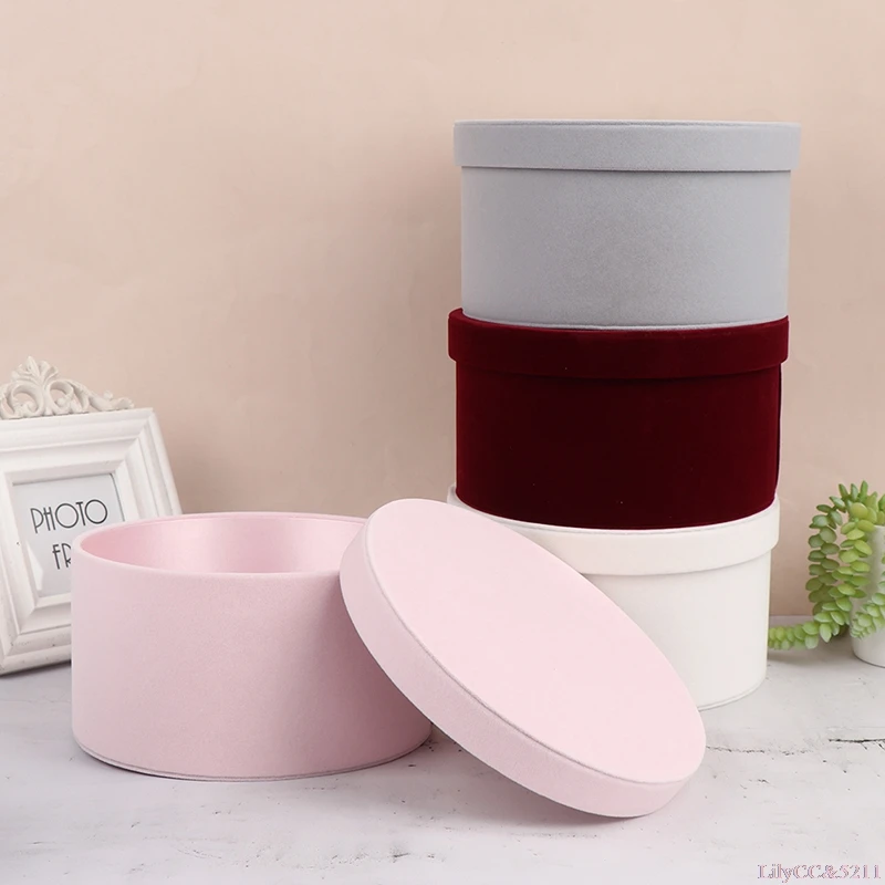 Velvet Round Flowers Box, Flow - The Florist Supply ulasan dan harga