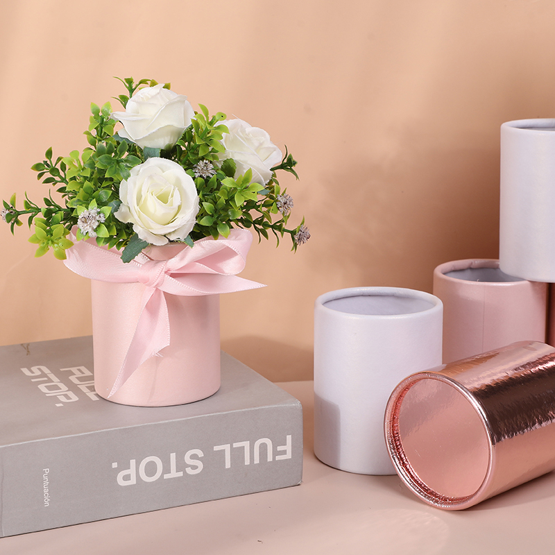 4pcs Mini Round Flower Box Gif - The Florist Supply ulasan dan harga