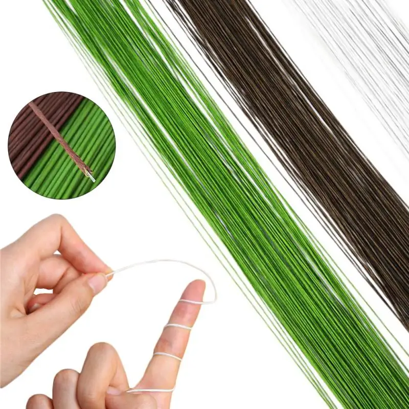 22/20 Gauge LightGreen Floral  - Supply For Florist ulasan dan harga