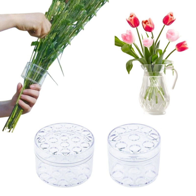 Spiral Stem Holder Sturdy Clea - Supply For Florist ulasan dan harga