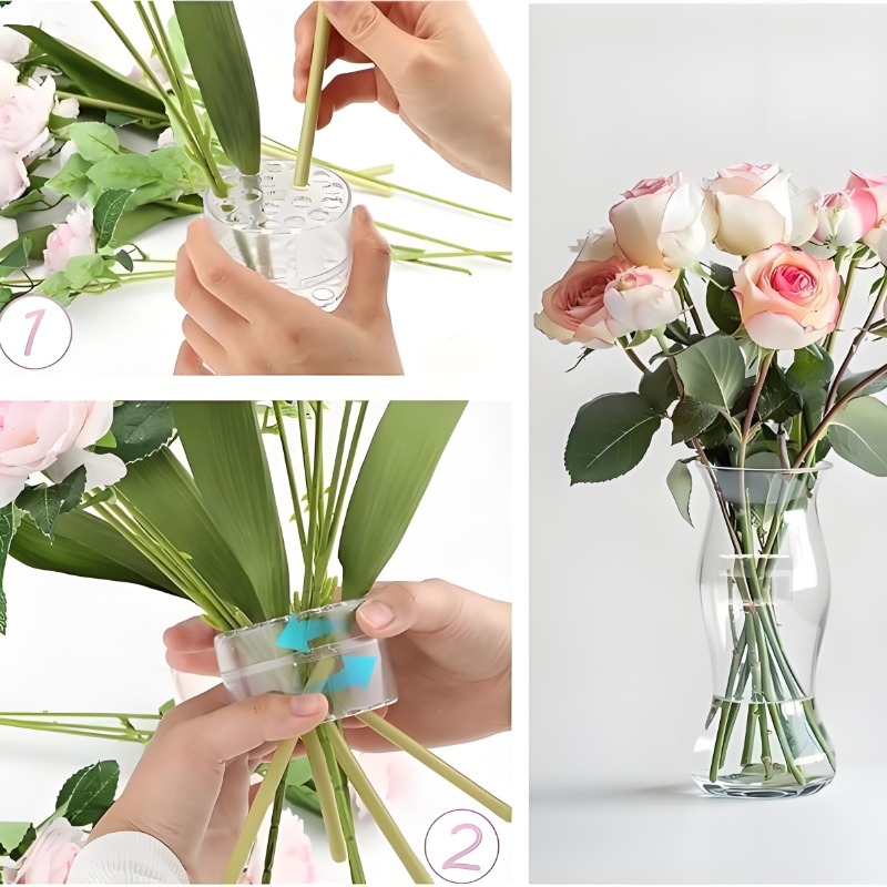 Spiral Stem Holder Sturdy Clea - Supply For Florist ulasan dan harga
